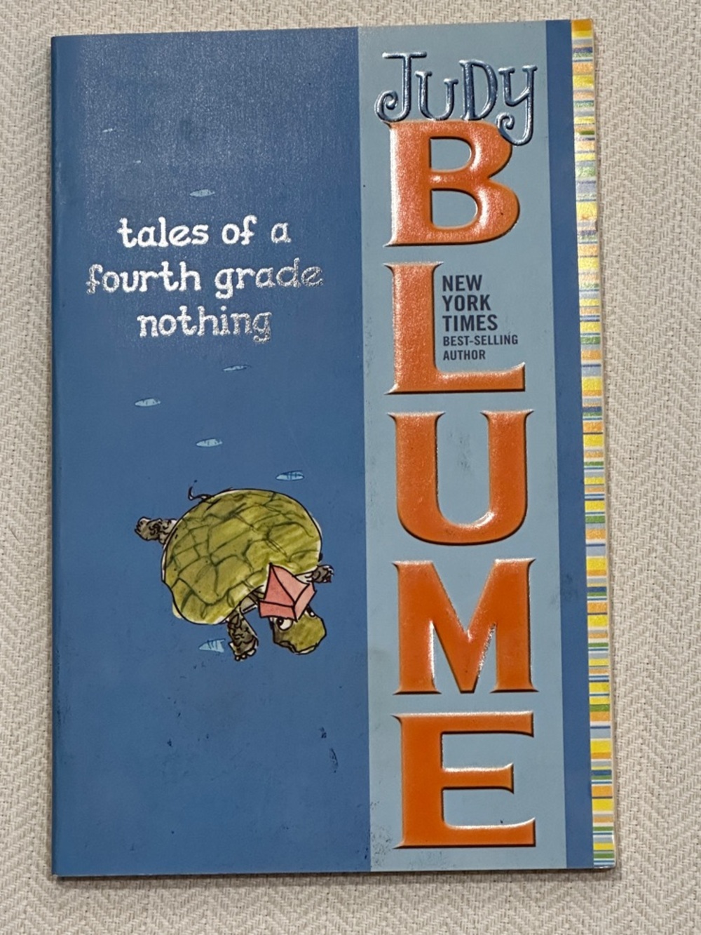 Judy Blume Blue 'Tales of a Fourth Grade Nothing' Kids Book